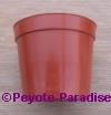 Ronde terracotta plastic pot - Ø en H =  6,5 cm - GEBRUIKT